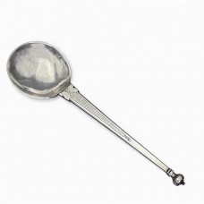 Lingură ceremonială scandinavă din argint, datată 1744 | atelier Copenhaga - Danemarca - 1/2  sec. XVIII