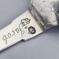 Lingură ceremonială scandinavă din argint, datată 1744 | atelier Copenhaga - Danemarca - 1/2  sec. XVIII