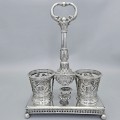 Olivieră din argint 950 și cristal în manieră Empire de perioadă Napoleon III |  Franța cca.1838