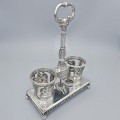 Olivieră din argint 950 și cristal în manieră Empire de perioadă Napoleon III |  Franța cca.1838