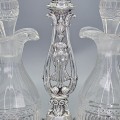 Monumentală olivieră din argint 950  și cristal în manieră Louis XVI - Empire | Regatul Lombardo Veneto cca.1850