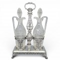 Monumentală olivieră din argint 950  și cristal în manieră Louis XVI - Empire | Regatul Lombardo Veneto cca.1850