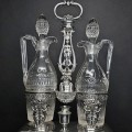 Monumentală olivieră din argint 950  și cristal în manieră Louis XVI - Empire | Regatul Lombardo Veneto cca.1850