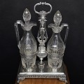 Monumentală olivieră din argint 950  și cristal în manieră Louis XVI - Empire | Regatul Lombardo Veneto cca.1850