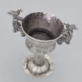 Pahar ceremonial colonial spaniol din argint - Viceregatul Peru | cca. 1770 - 1820