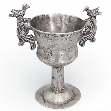 Pahar ceremonial colonial spaniol din argint - Viceregatul Peru | cca. 1770 - 1820
