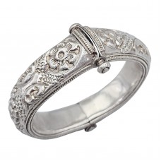 Remarcabilă brățară etnică sino-tibetană din argint | cca.1950 - 1970