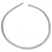 Elegant colier modernist din argint masiv | new old stock