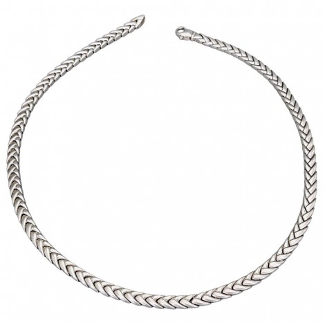 Elegant colier modernist din argint masiv | new old stock