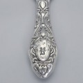 Oglindă de mână Art Nouveau din argint sterling și cristal bizotat | atelier Levi & Salaman - Birmingham anul 1903