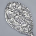 Oglindă de mână Art Nouveau din argint sterling și cristal bizotat | atelier Levi & Salaman - Birmingham anul 1903