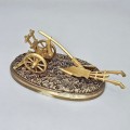 Sculptură " Plug agricol  " din bronz dore | Franța cca. 1850 - 1880