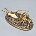 Sculptură " Plug agricol  " din bronz dore | Franța cca. 1850 - 1880