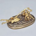 Sculptură " Plug agricol  " din bronz dore | Franța cca. 1850 - 1880