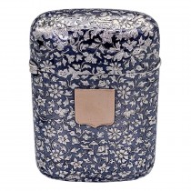 Tabacheră victoriană "vesta case " manufacturată în argint decorată integral prin gravare manuală și încrustații niello | Franța cca. 1880