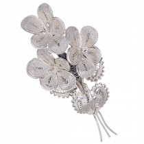 Remarcabilă broșă vintage din argint filigranat | cca. 1950 - 1970 