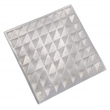 Broșă statement modernistă - bijuterie de autor Art Studio Jewelry manufacturată în argint | semnată „TK 97”