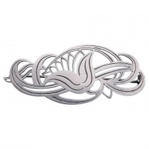 Broșă antique Jugendstil manufacturată în argint | Germania cca. 1915