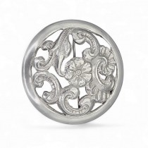 Broșă antique autentică Art Nouveau manufacturată în argint | cca. 1890 - 1910