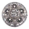 Broșă antique etnică magrebiană manufacturată în argint | Algeria cca. 1930