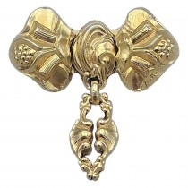 Broșă antique Art Nouveau scandinavă Skonvirke din argint aurit | Danemarca cca. 1915 - 1920