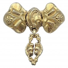 Broșă antique Art Nouveau scandinavă Skonvirke din argint aurit | Danemarca cca. 1915 - 1920