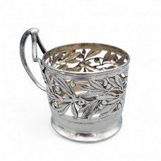 Suport vienez Art Nouveau din argint pentru pahar de ceai |  atelier V. Mayer & Söhne  cca. 1900