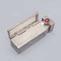 Etui Art Deco din argint pentru baton de ruj | Italia cca.1945