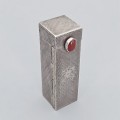 Etui Art Deco din argint pentru baton de ruj | Italia cca.1945