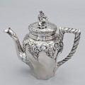 Ceainic vienez miniatural din argint în manieră neo-rococo pentru servire solitaire | Austro-Ungaria cca. 1880