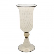 Monumentală vază din sticlă de Murano fuzionată cu aur 24K | atelier Il Vetro dei Dogi - Veneția anii 2000