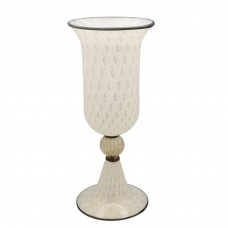 Vază monumentală din sticlă Murano cu aur 24K | atelier Il Vetro dei Dogi - Veneția anii 2000