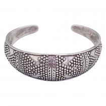 Brățară etnică beduină din argint masiv | Egipt cca. 1960 - 1970 