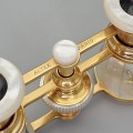 Binoclu de operă Altex Paris din bronz doré și sidef natural | Franța cca. 1930