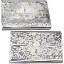 Tabacheră din argint Rusia Imperială pentru țigarete cheroot▪️atelier Aleksei V. Stepanov - anul 1863 