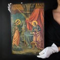 Icoană pe lemn "Buna Vestire", școala românească | Țara Românească - cca. 1800 - 1825