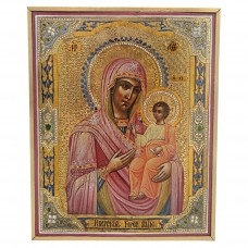 Veche icoană „Maica Domnului - Hodighitria”, tempera pe lemn | școala rusească cca. 1900