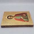 Icoană "Sfântul Pantelimon" în tempera pe lemn | școală rusească cca. 1900 