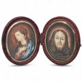 Diptic devoțional „Vera Imago Salvatoris” și Maica Domnului | ulei pe pânză |  cca. 1750–1780