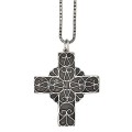 Colier din argint cu pandant cruce Celtic Revival | atelier central european