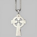 Colier din argint cu pandant Cruce Celtică | sfârșit de secol XX