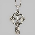 Colier din argint cu pandant Cruce Celtică | sfârșit de secol XX