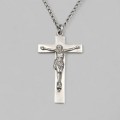 Colier sautoir din argint accesorizat cu un remarcabil Crucifix de perioadă Art Deco | atelier Londra - anul 1930