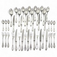 Serviciu de tacâmuri din argint masiv ( 42 piese ) în manieră Louis XV | cca. 1900 