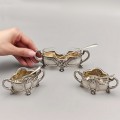 Serviciu de solnițe din argint în manieră neo-rococco pentru servirea condimentelor | cca. 1880 - 1900