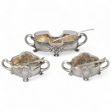 Serviciu de solnițe din argint în manieră neo-rococco pentru servirea condimentelor | cca. 1880 - 1900