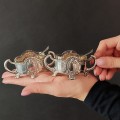 Serviciu de solnițe din argint în manieră neo-rococco pentru servirea condimentelor | cca. 1880 - 1900