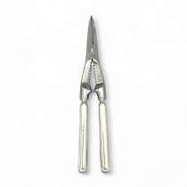 Clește pentru servirea homarului din inox și argint | atelier Bellotto Argenti - Padova