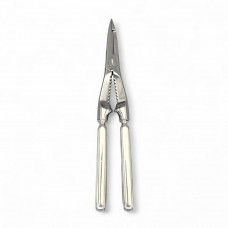 Clește pentru servirea homarului din inox și argint | atelier Bellotto Argenti - Padova