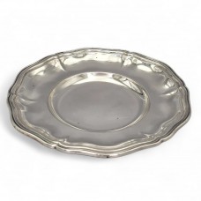 Farfurie din argint masiv, în manieră Louis XV | atelier Alessandria cca. 1950